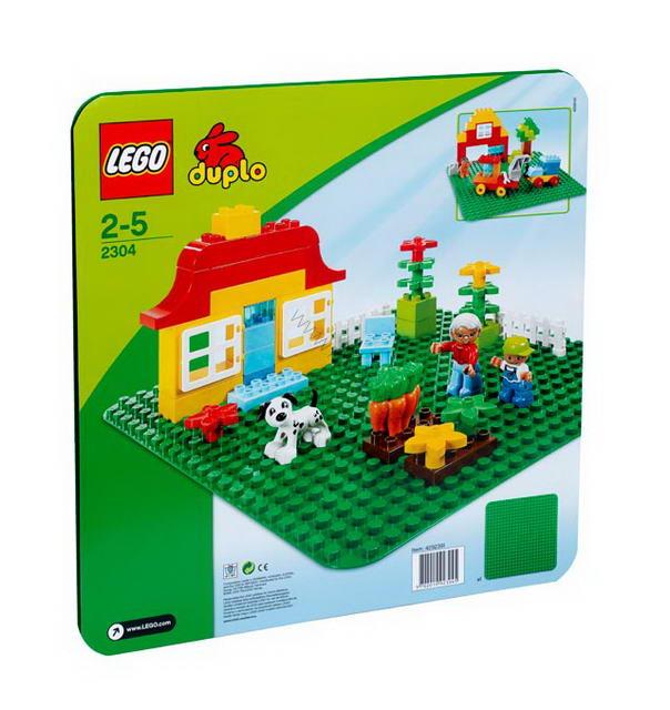 Lego Duplo D19900 (353) Velká podložka na stavění 24x24 nopů šedá (stav viz foto) 1 ks POUŽITÉ