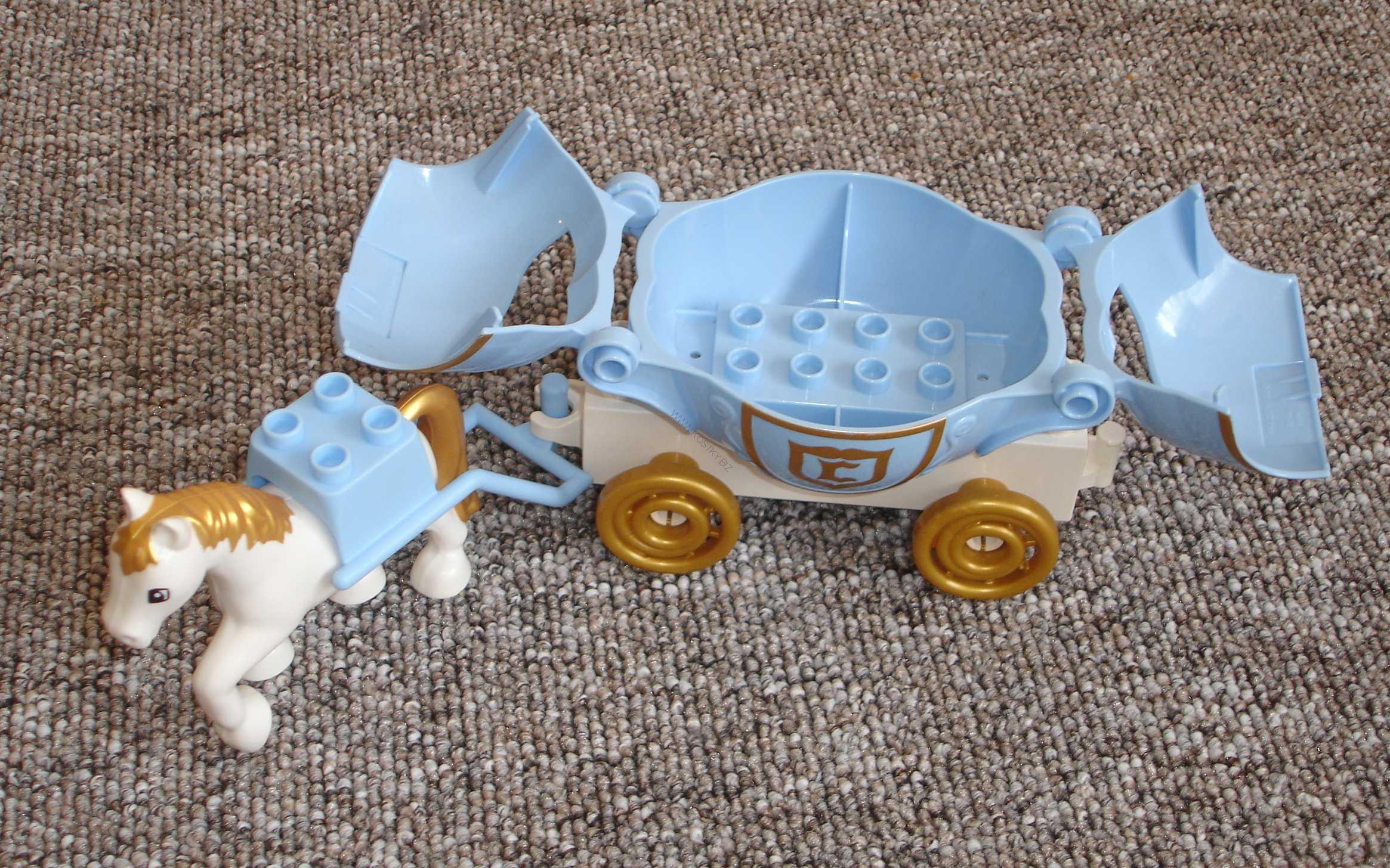 Lego Duplo D87945 (25026pb02, 11248c01) Santovy sáně POUŽITÉ