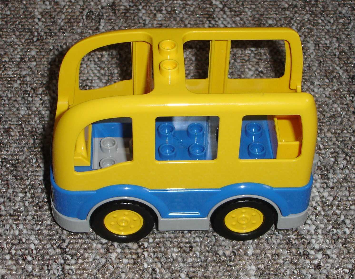 Lego Duplo D50060 (16597c01pb01, 15314c01) autobus žlutý malý POUŽITÉ