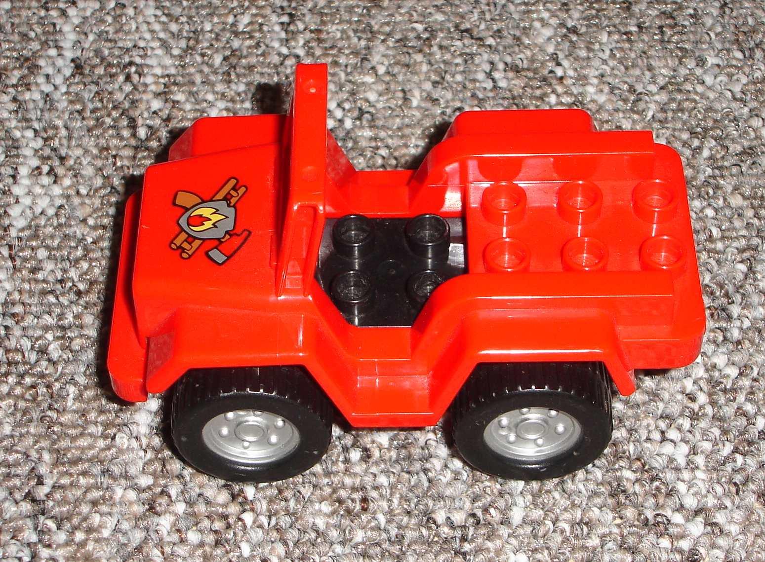 Lego Duplo D50150 hasičský džíp (jeep) POUŽITÉ
