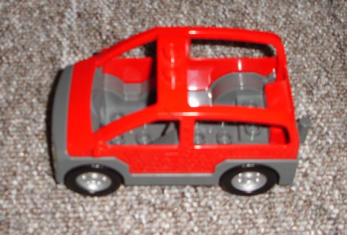Lego Duplo D50670 červené auto POUŽITÉ