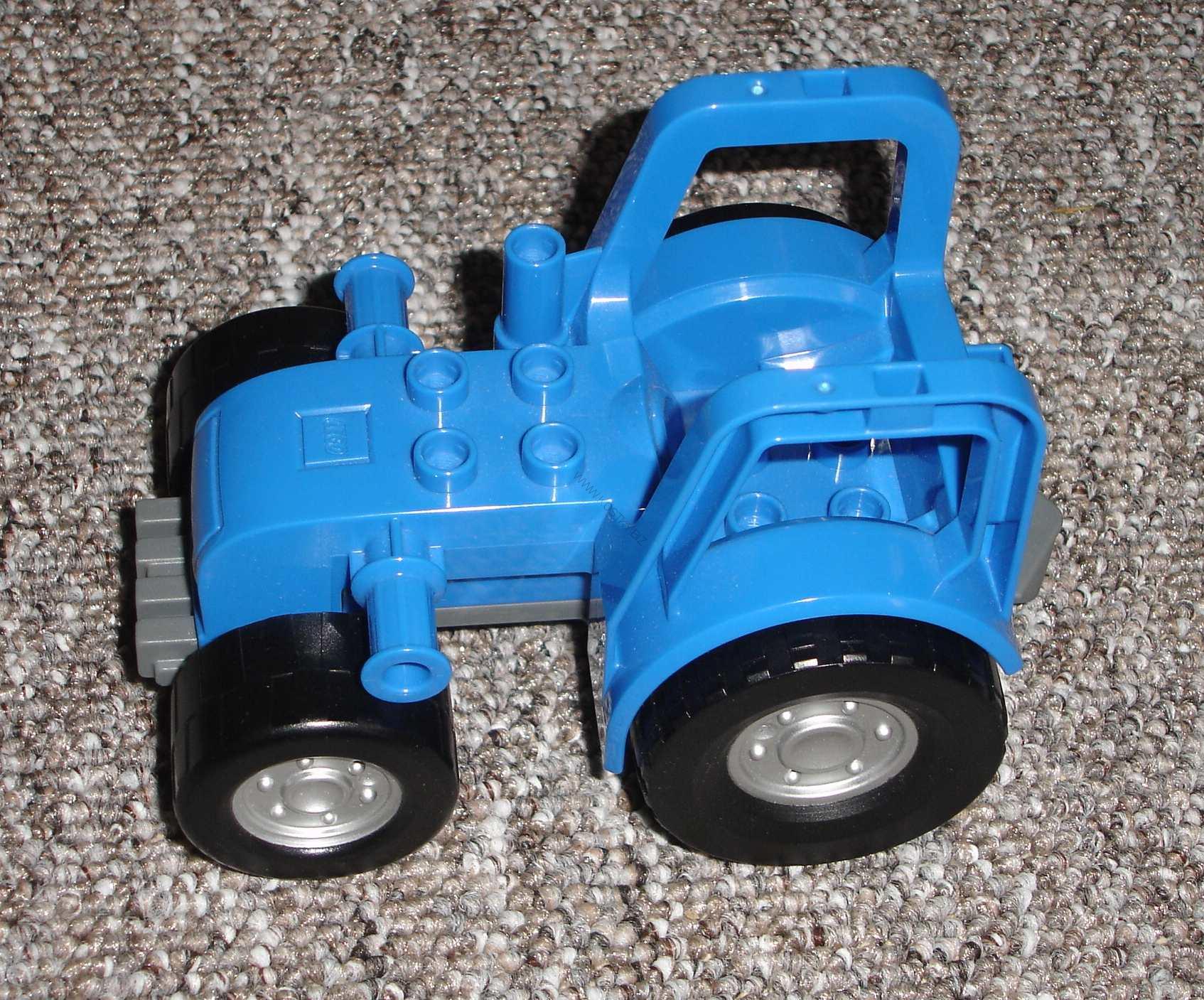 Lego Duplo D50900 traktor modrý zakulacený předek POUŽITÉ