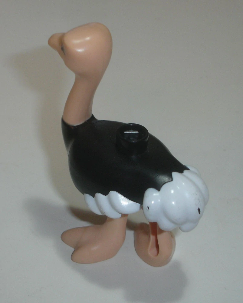 Lego Duplo D00795-4 (dupostrich01) pštros (drobné vady potisku peří viz foto) POUŽITÉ