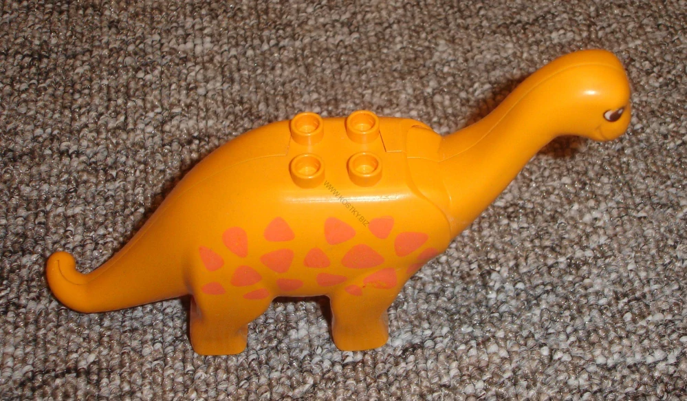 Lego Duplo D00240-3 (31053c01pb01) Dinosaurus Brachiosaurus (stav potisku viz foto, hůř drží hlava) POUŽITÉ