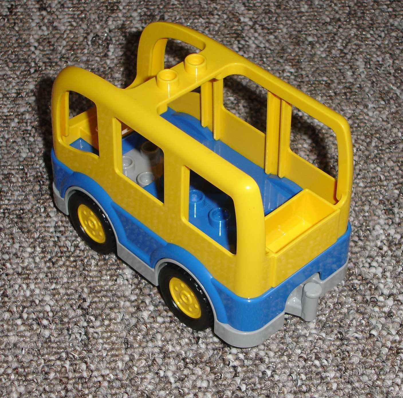Lego Duplo D50060 (16597c01pb01, 15314c01) autobus žlutý malý POUŽITÉ