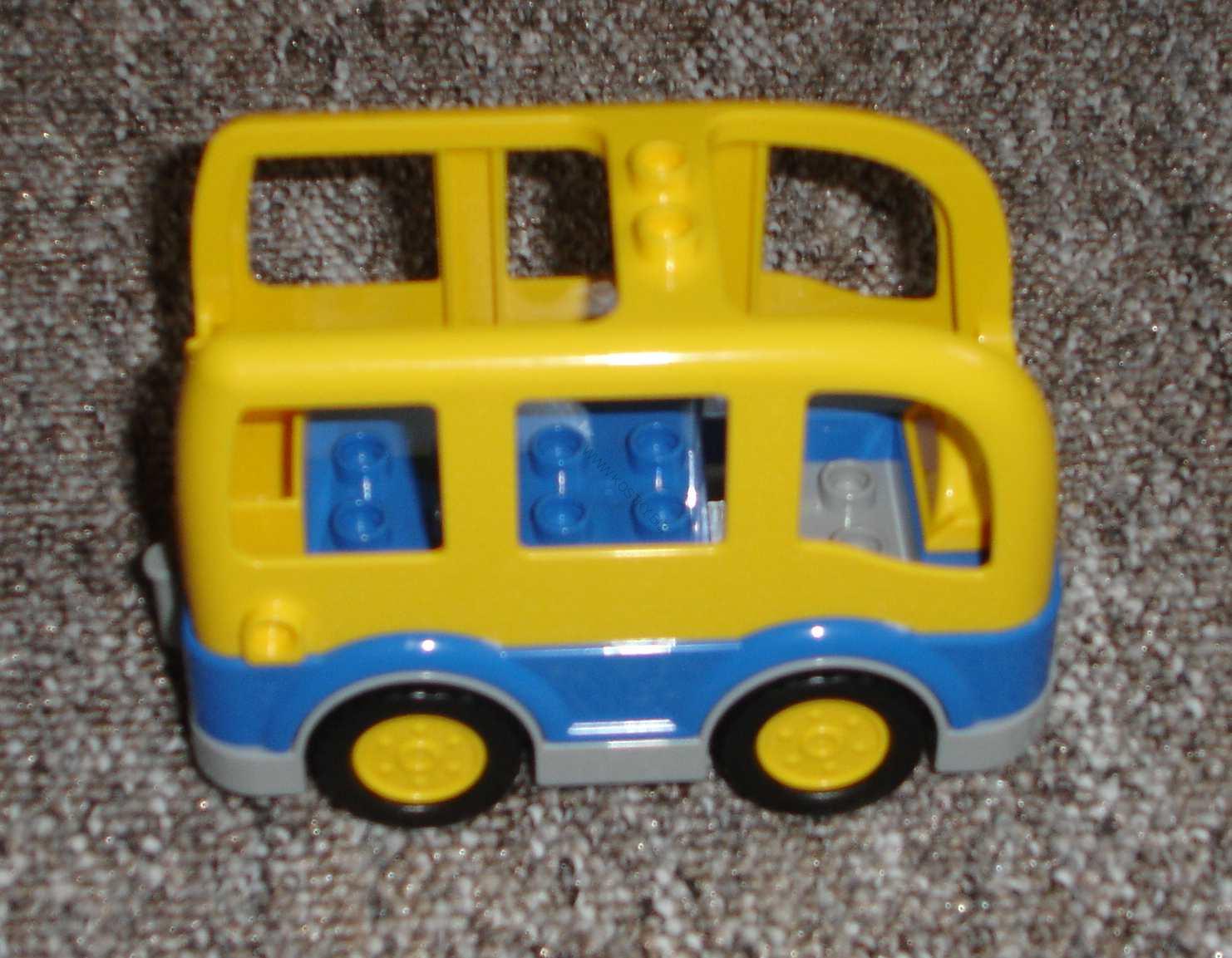 Lego Duplo D50060 (16597c01pb01, 15314c01) autobus žlutý malý POUŽITÉ