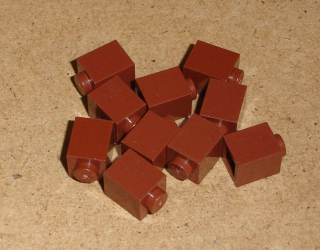 Lego 100225-X (3005) kostka 1x1 10 ks POUŽITÉ