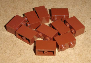 Lego 100930-X (3004) kostka 1x2 10 ks POUŽITÉ