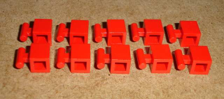 Lego 150120-X (2921) kostky s úchytem 10 ks POUŽITÉ