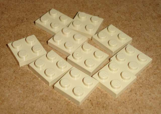 Lego 202115-X (3022) destička, podložka 2x2 10 ks POUŽITÉ