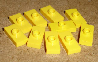 Lego 250252-X (3794) destička speciální 1x2 10 ks POUŽITÉ