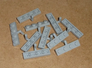 Lego 258800-X (30043) destička speciální 1x4, tažné 10 ks POUŽITÉ