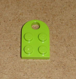 Lego 260540 (3176) destička speciální 3x2 s dírou, tažné 1 ks POUŽITÉ