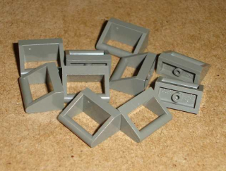 Lego 265830-X (2432) destička hladká speciální 1x2 s držadlem 10 ks POUŽITÉ