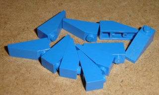 Lego 301180-X (4286) šikmá, střecha 33 3x1 10 ks POUŽITÉ