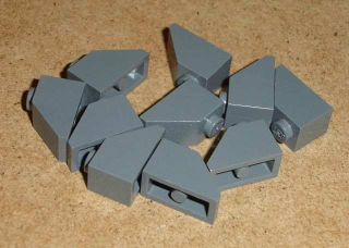 Lego 302140-X (3040) šikmá, střecha 45 2x1 10 ks POUŽITÉ