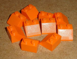 Lego 303395-X (3039) šikmá, střecha 45 2x2 10 ks POUŽITÉ