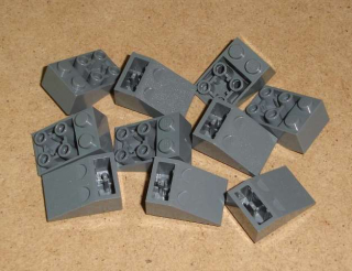 Lego 310170-X (3747b) šikmá, inverted 33 3x2 10 ks POUŽITÉ