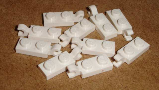 Lego 257475-X (63868) destička speciální 1x2, klip 10 ks POUŽITÉ