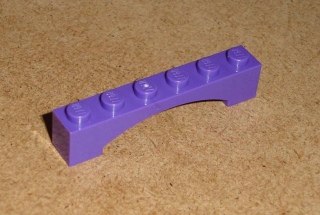 Lego 421585 (92950) mostový oblouk 1x6 1 ks POUŽITÉ