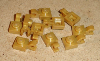 Lego 255171-X (61252, 6019) destička speciální 1x1 s klipem 10 ks POUŽITÉ