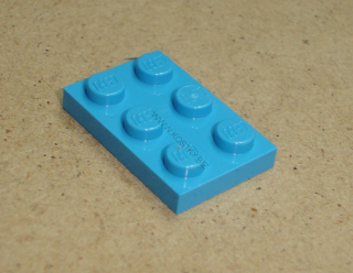 Lego 202345 (3021) destička, podložka 2x3 1 ks POUŽITÉ