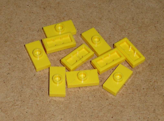 Lego 256210-X (15573) destička speciální 1x2 10 ks NOVÉ