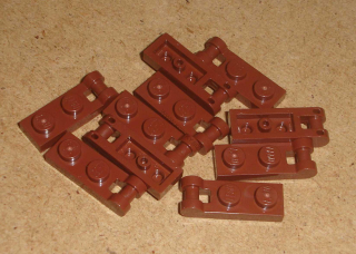 Lego 256970-X (60478) destička speciální 1x2, tyč (držák) 10 ks POUŽITÉ