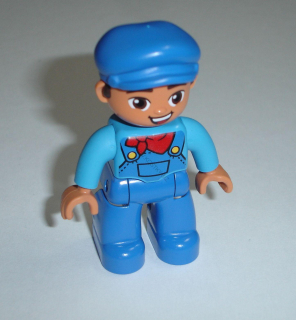 Lego Duplo D80471 (47394pb252) figurka železničář POUŽITÉ