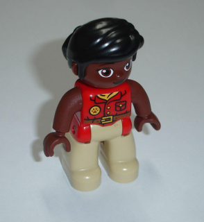 Lego Duplo D80720 (47394pb215) figurka žena (set 10805) POUŽITÉ