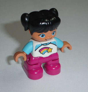 Lego Duplo D80886 (47205pb063) figurka dítě holčička POUŽITÉ