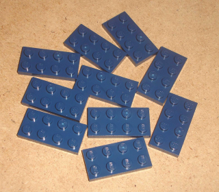 Lego 202580-X (3020) destička, podložka 2x4 10 ks POUŽITÉ