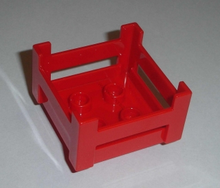 Lego Duplo D90546 (6446) bedýnka, přepravka červená POUŽITÉ