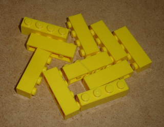 Lego 102070-X (3010) kostka 1x4 10 ks POUŽITÉ