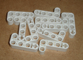 Lego 520630-X (32140) technic rameno 2x4 10 ks POUŽITÉ