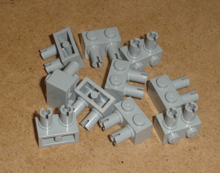 Lego 152140-X (30526) kostky speciální s piny 10 ks POUŽITÉ