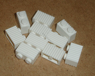 Lego 151720-X (2877) kostky žebrované 10 ks POUŽITÉ