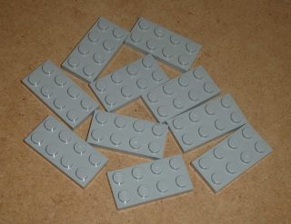 Lego 202650-X (3020) destička, podložka 2x4 10 ks POUŽITÉ