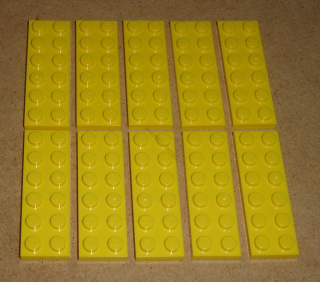 Lego 203015-X (3795) destička, podložka 2x6 10 ks POUŽITÉ