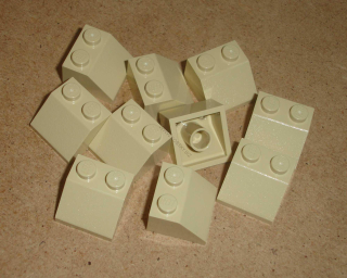 Lego 303435-X (3039) šikmá, střecha 45 2x2 10 ks POUŽITÉ