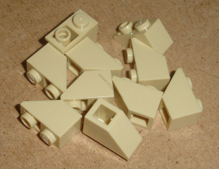 Lego 310610-X (3665) šikmá, inverted 45 2x1 10 ks POUŽITÉ