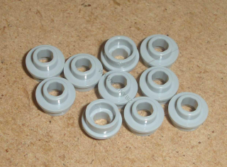Lego 700398-X (85861) kulatá destička 1x1 s dírou 10 ks POUŽITÉ