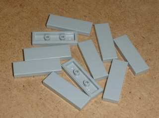 Lego 600790-X (63864) hladké kostky 1x3 10 ks POUŽITÉ