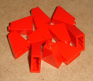 Lego 304770-X (60481) šikmá 65 2x1x2 10 ks POUŽITÉ