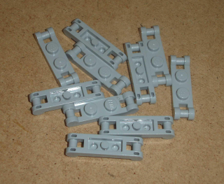Lego 257365-X (18649) destička speciální 1x2, tyče (držáky) 10 ks POUŽITÉ