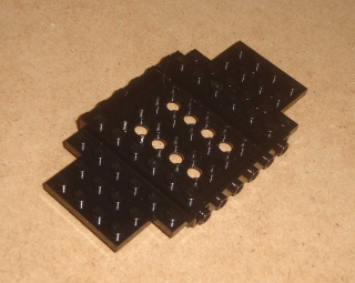 Lego 651091 (65634) auto díl, podvozek 6x12x1 1 ks POUŽITÉ