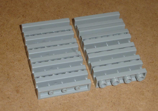 Lego 152850-X (2653) kostky s drážkou 10 ks POUŽITÉ