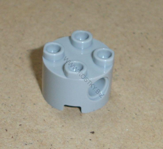 Lego 700143 (17485) kulatá kostka 2x2 s dírou 1 ks POUŽITÉ