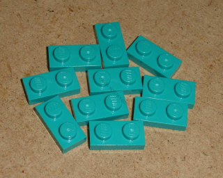 Lego 200420-X (3023) destička, podložka 1x2 10 ks POUŽITÉ