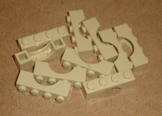 Lego 421000-X (3659) mostový oblouk 1x4 10 ks POUŽITÉ